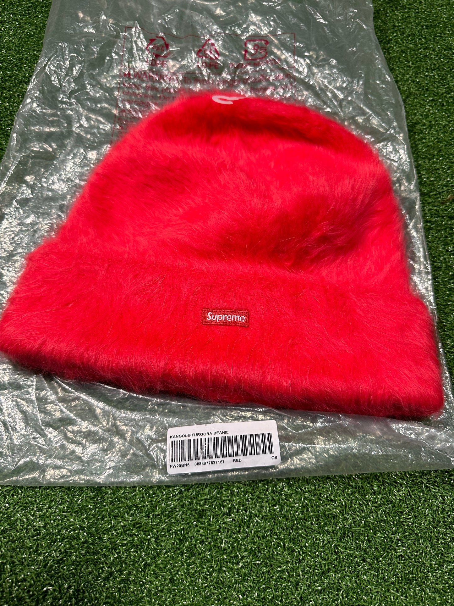 Gorro de lana Supreme Kangol Furgora (otoño-invierno 2020) rojo