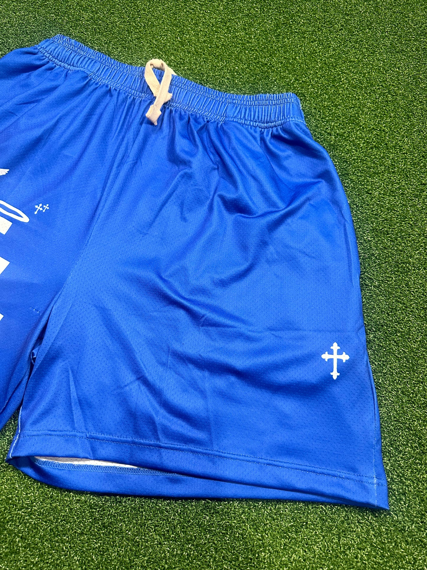 Pantalones cortos de béisbol personalizados: Dodgers de Los Ángeles en azul