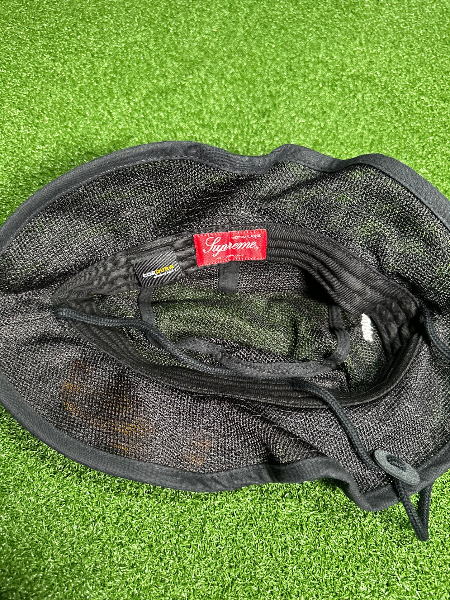 Boonie de malla Supreme Cordura, color negro