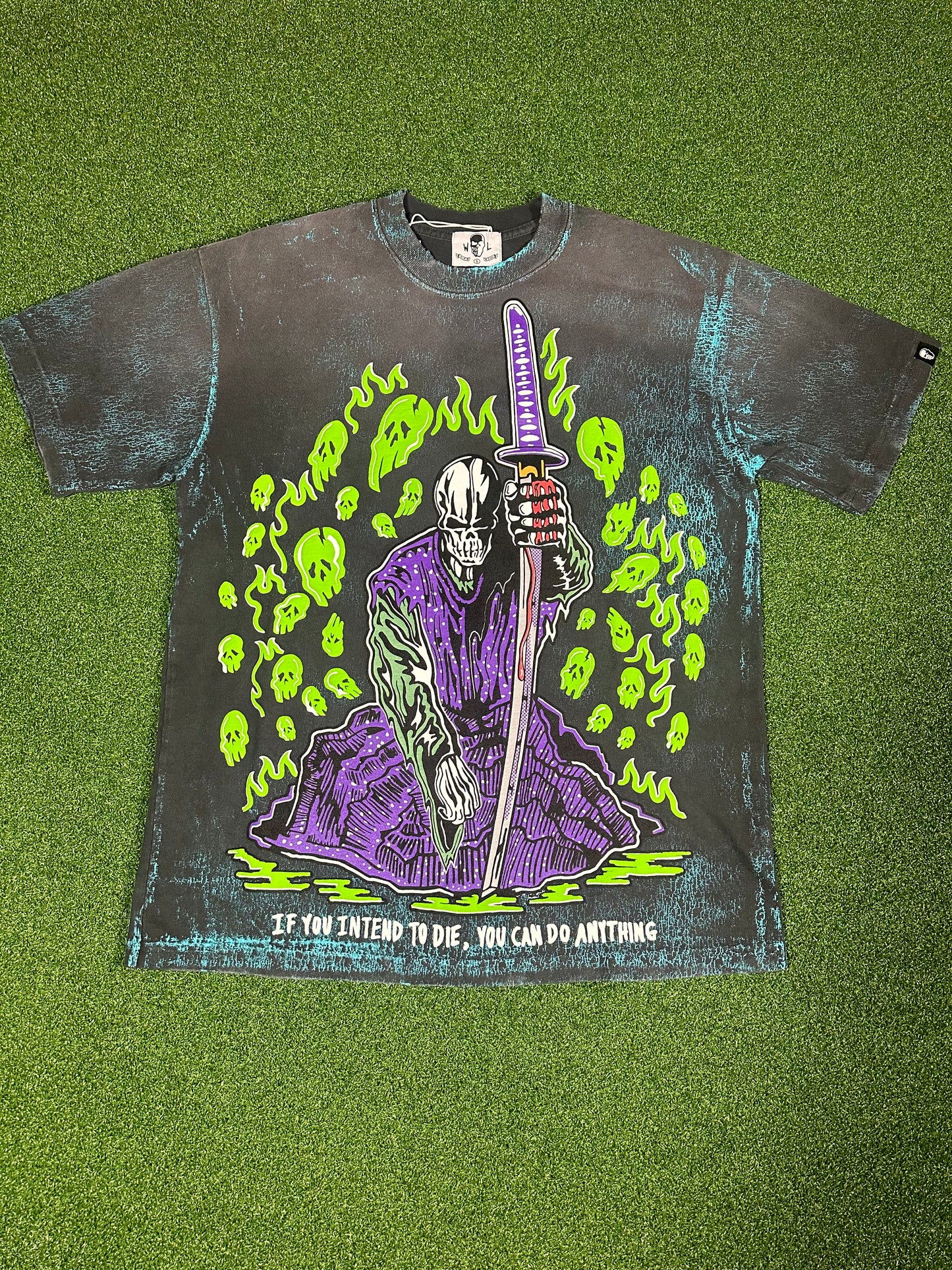 Camiseta samurái de Warren Lotas