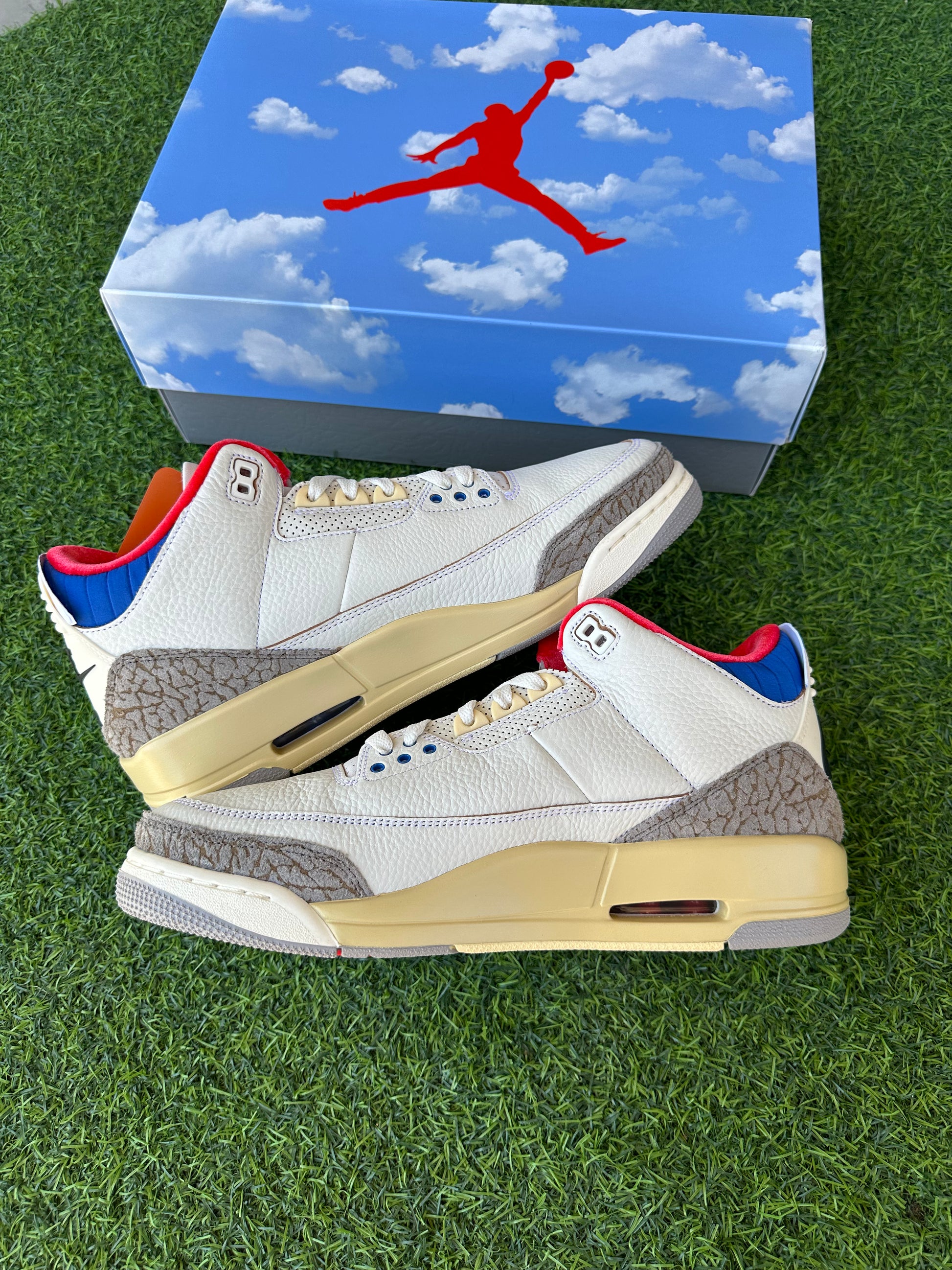 Jordan 3 Retro Seoul 2.0 Pre-Aged Midsole Detail