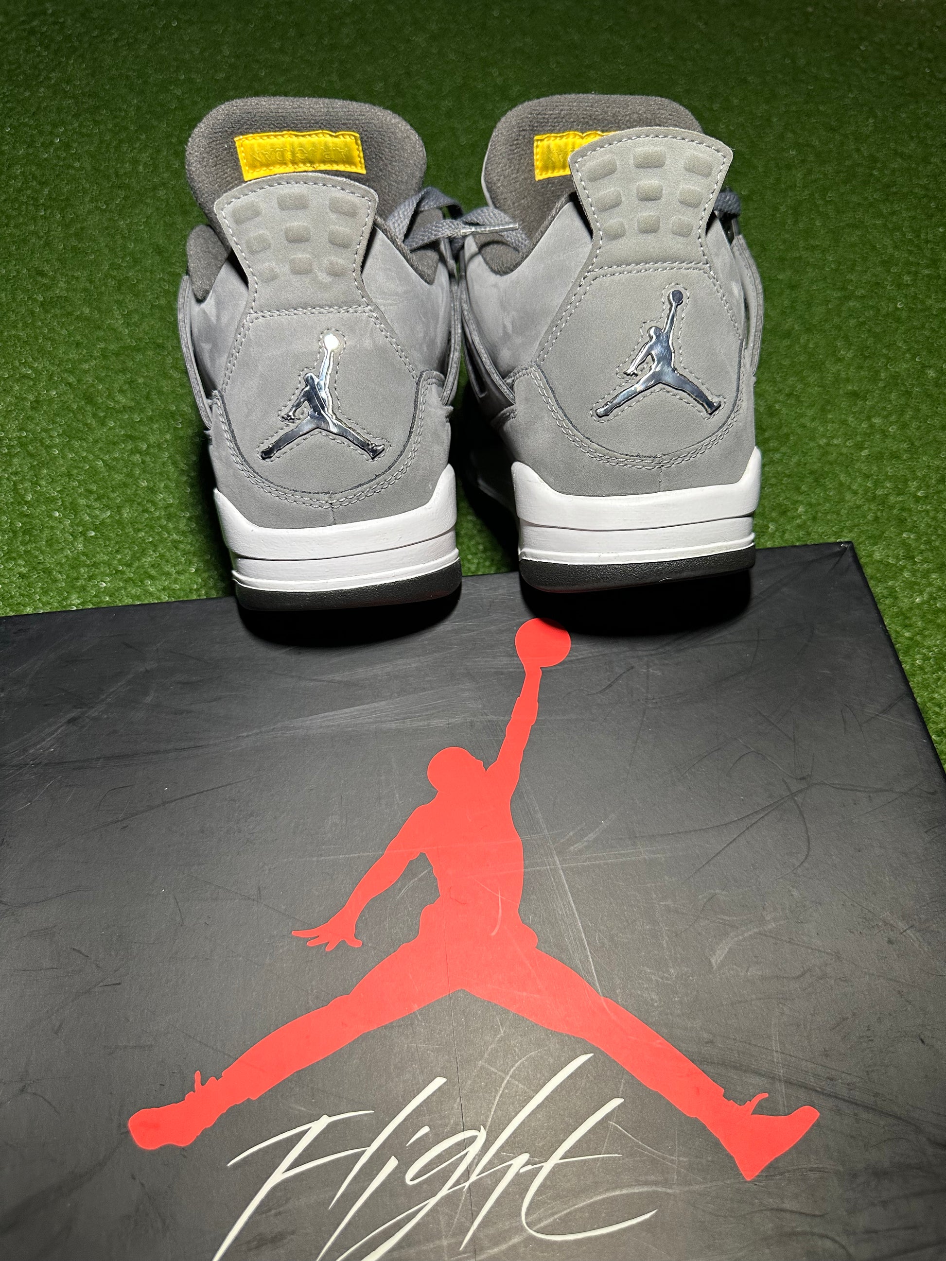 Jordan 4 Retro Cool Grey 2019 Heel Tab
