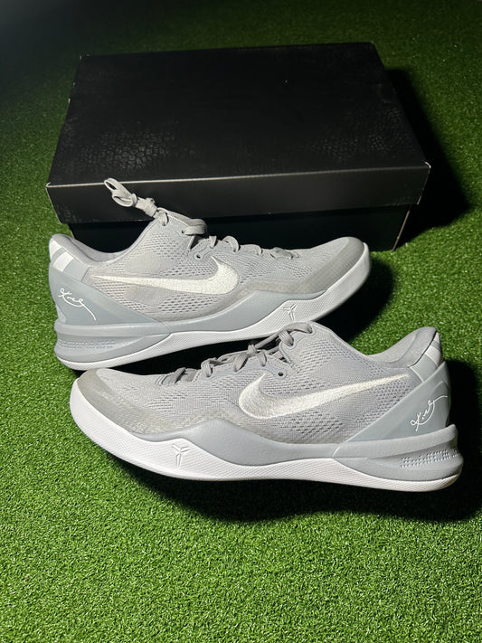Nike Kobe 8 Protro Wolf Grey Side View