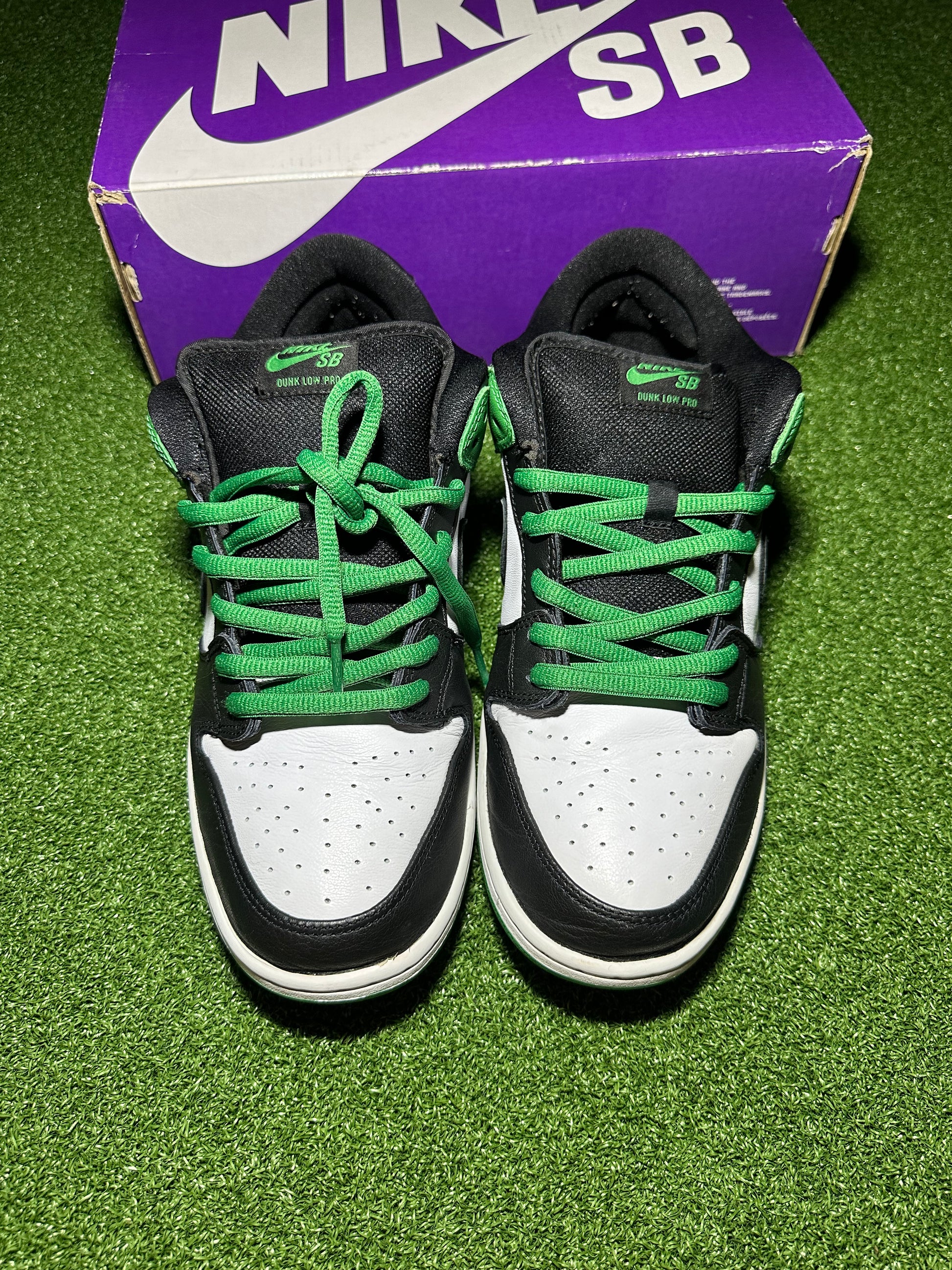 Nike SB Dunk Low Classic Green VNDS Top View
