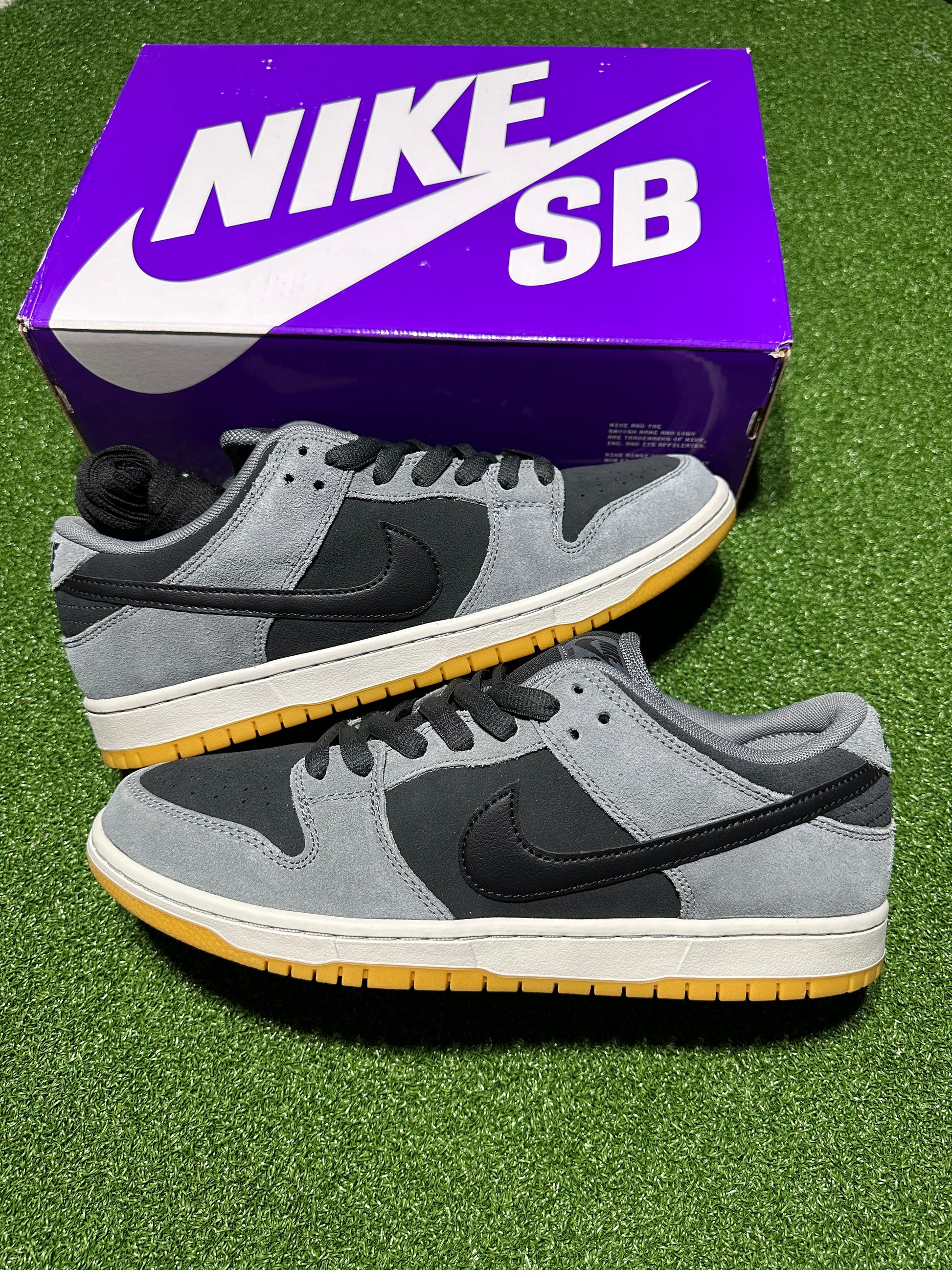 Nike SB Dunk Low Dark Smoke Grey authentic skate sneakers multiple sizes