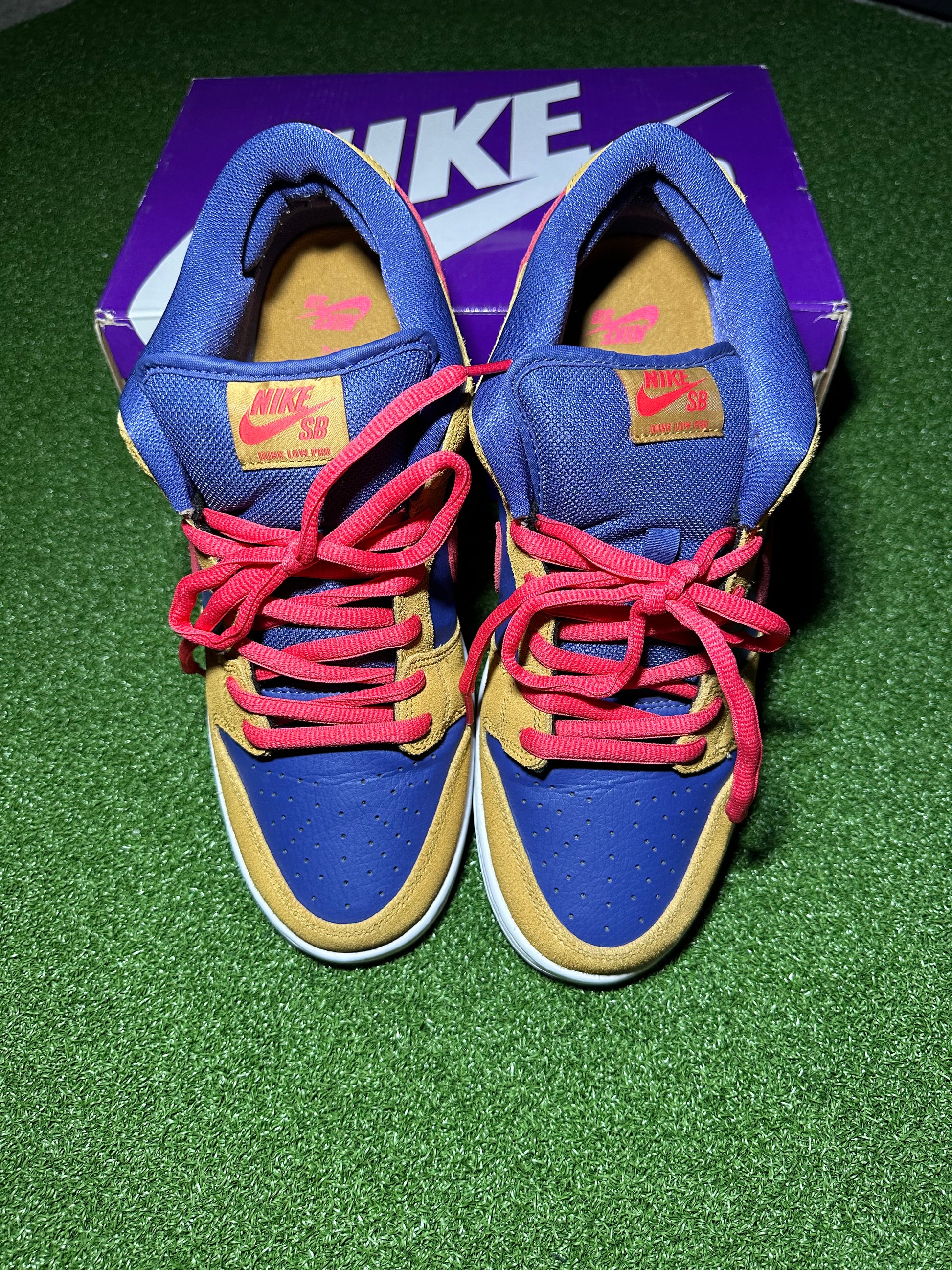 Nike SB Dunk Low Reverse Papa Bear VNDS Toe Box Close-Up