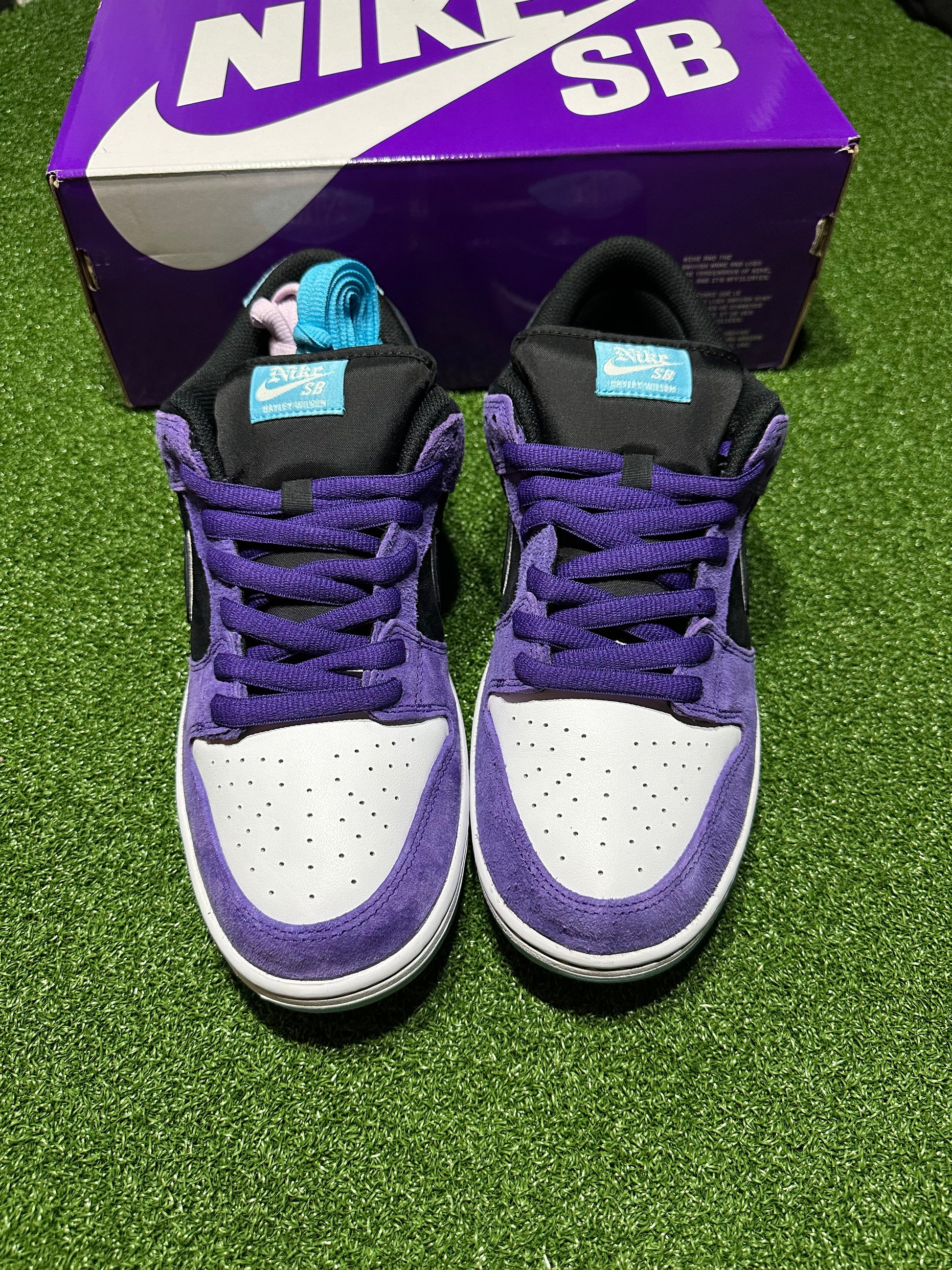 Nike SB Dunk Low Hayley Wilson authentic skate shoes front view