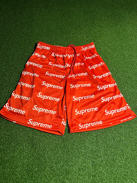 Box Logo Mesh Shorts – Streetwear Athletic Shorts (S–3XL) | Cacasfire