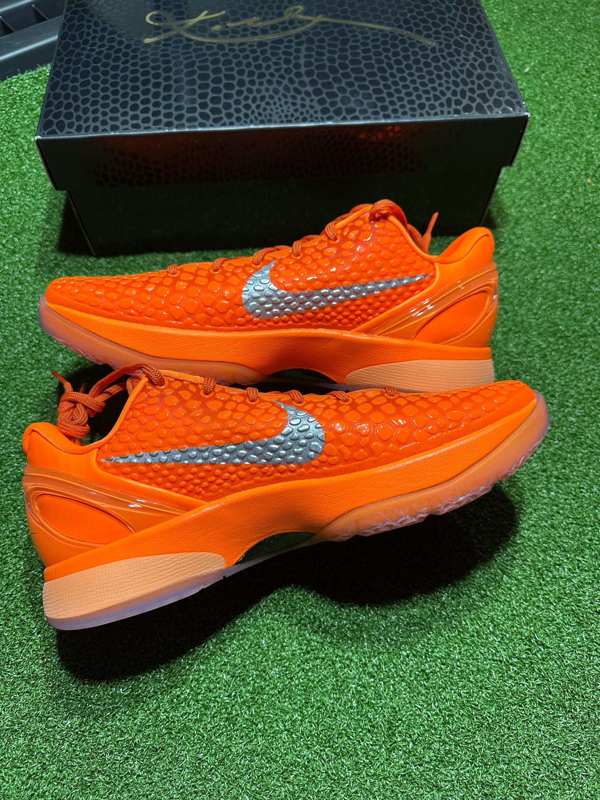 Kobe Bryant Nike Kobe 6 Protro Total Orange sneaker side profile