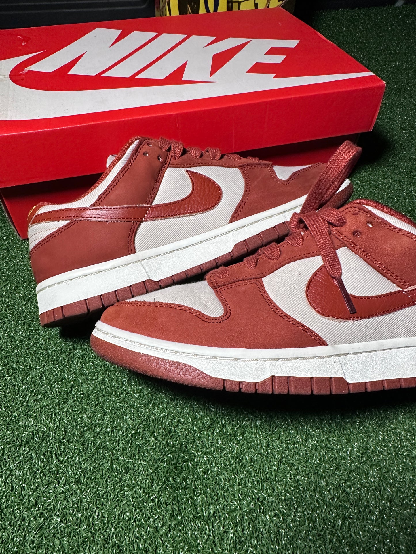 Nike Dunk Low LX Light Orewood Brown Rugged Orange (Women's)