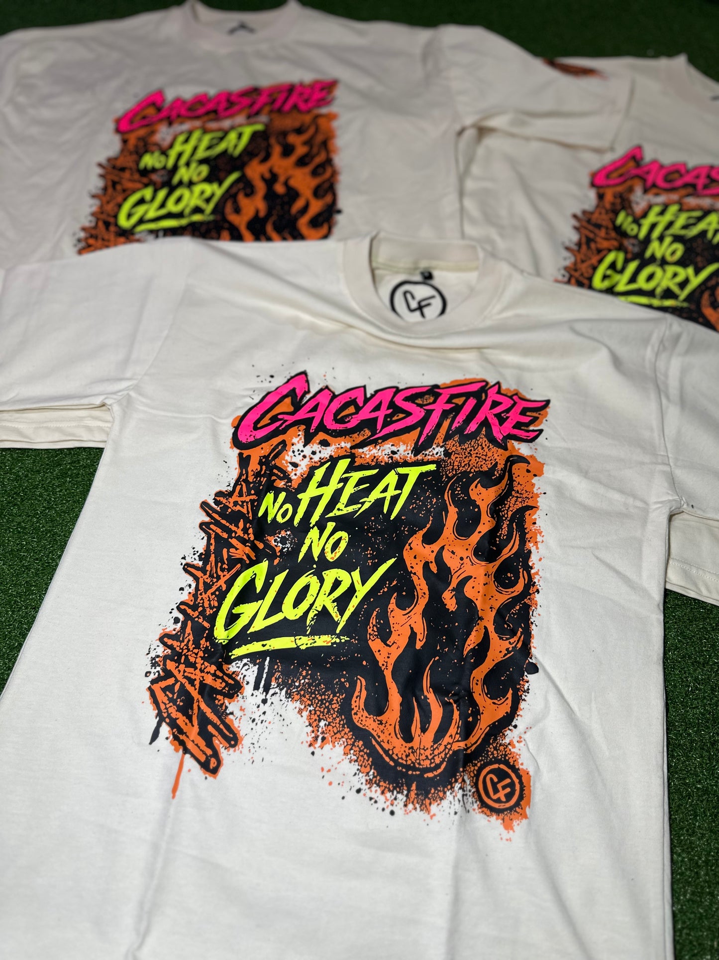 Cacasfire No Heat No Glory Tee