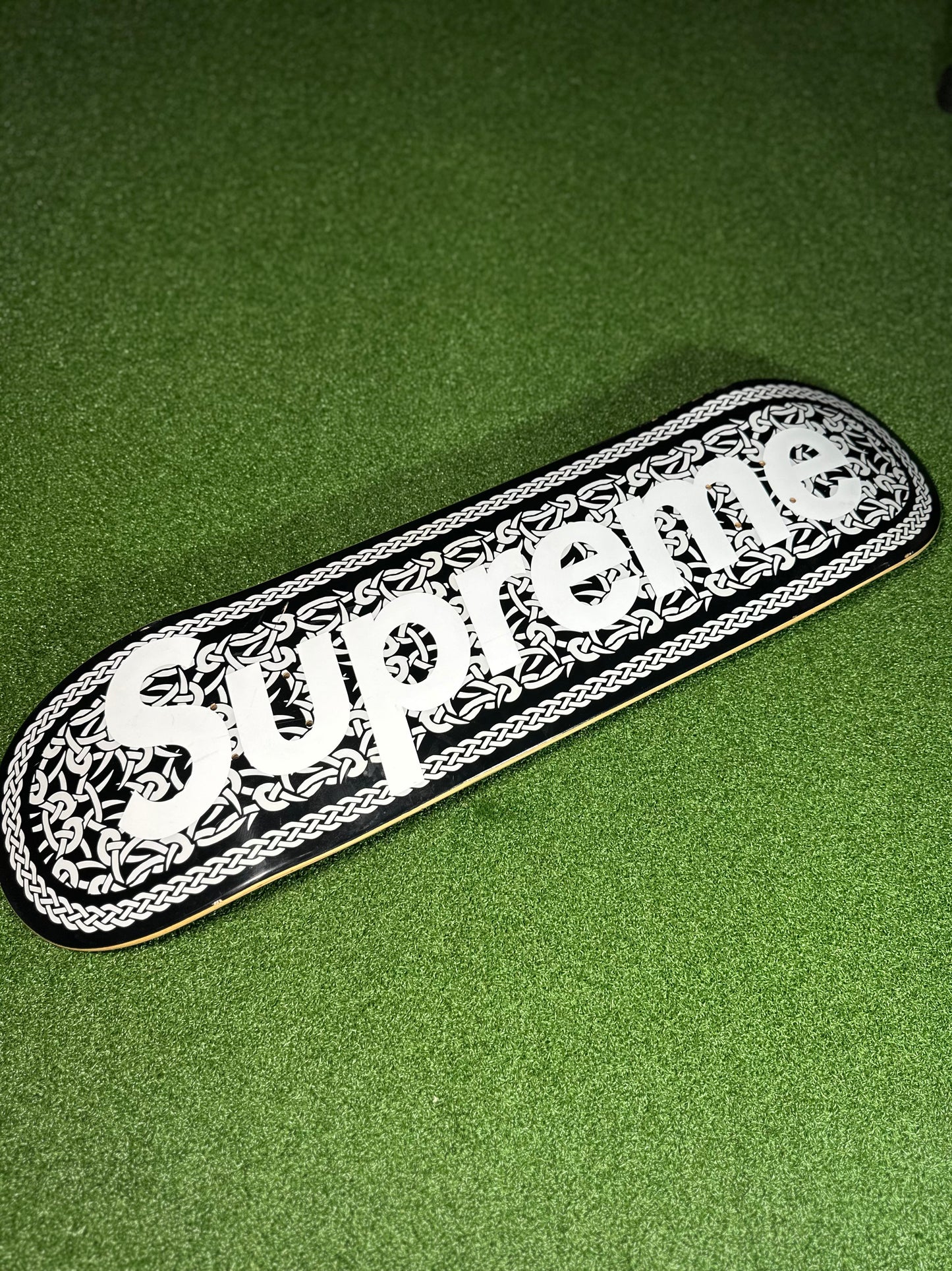 Supreme Black Celtic Skateboard