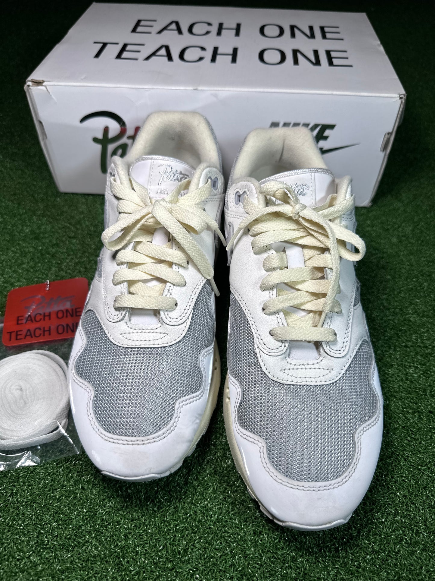 Nike Air Max 1 Patta Waves White USED