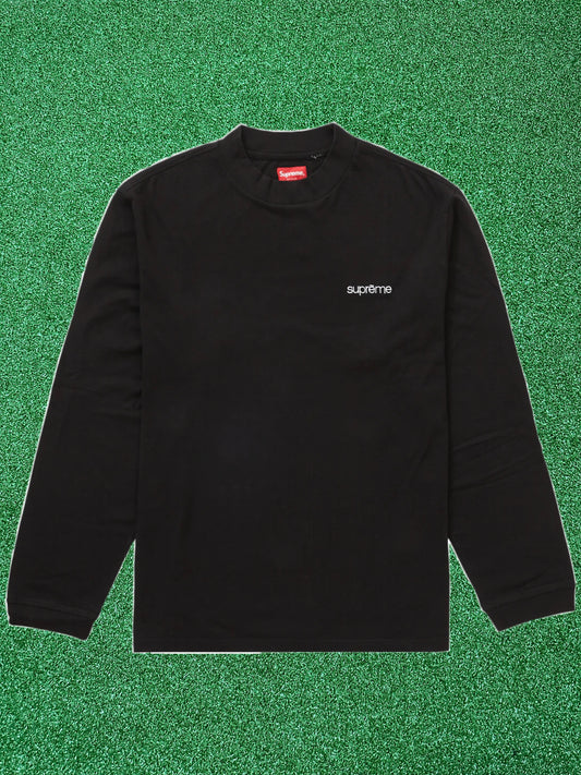 Supreme Mock Neck L/S Top Black