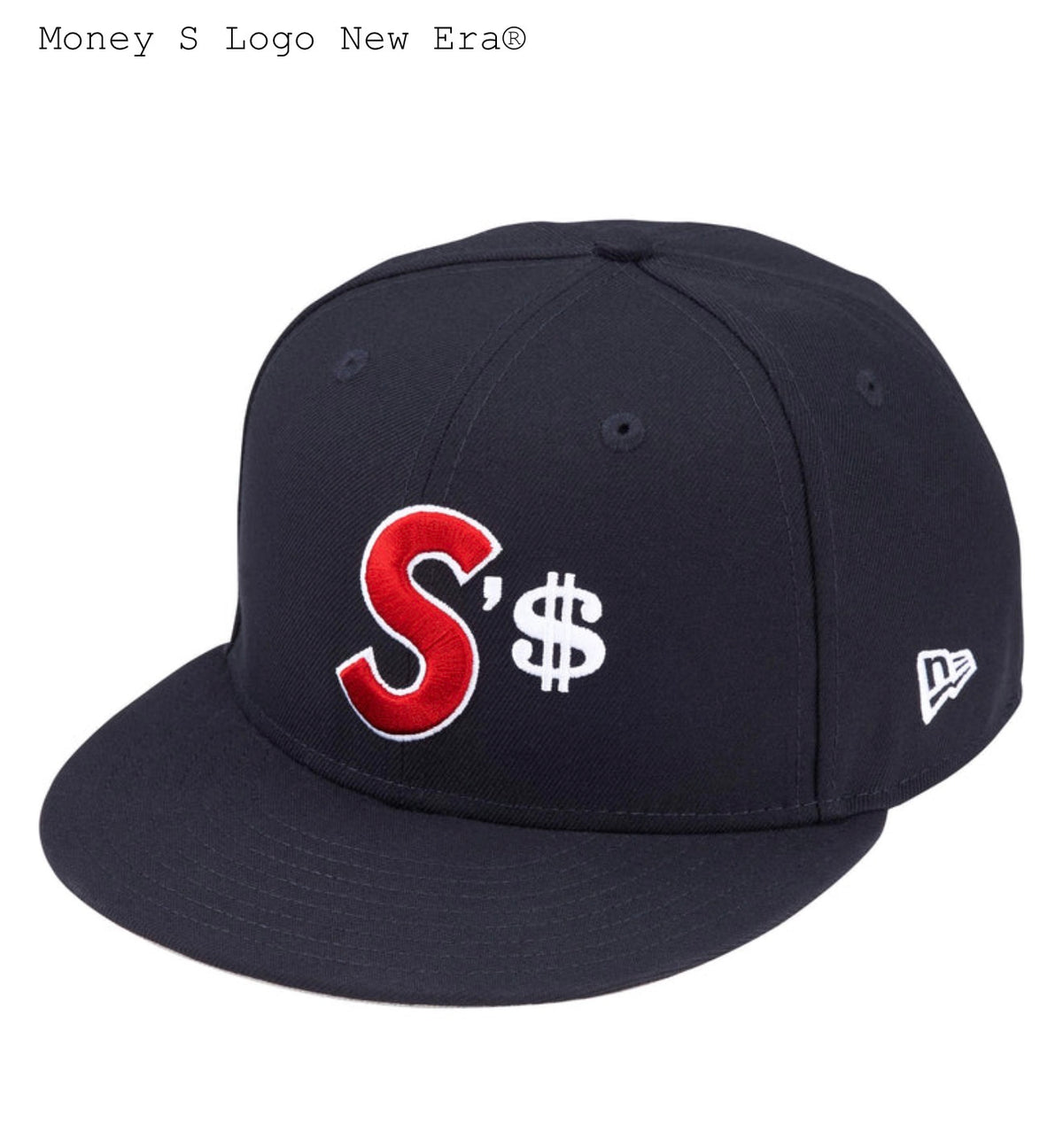 Supreme Money S Logo New Era Navy Hat