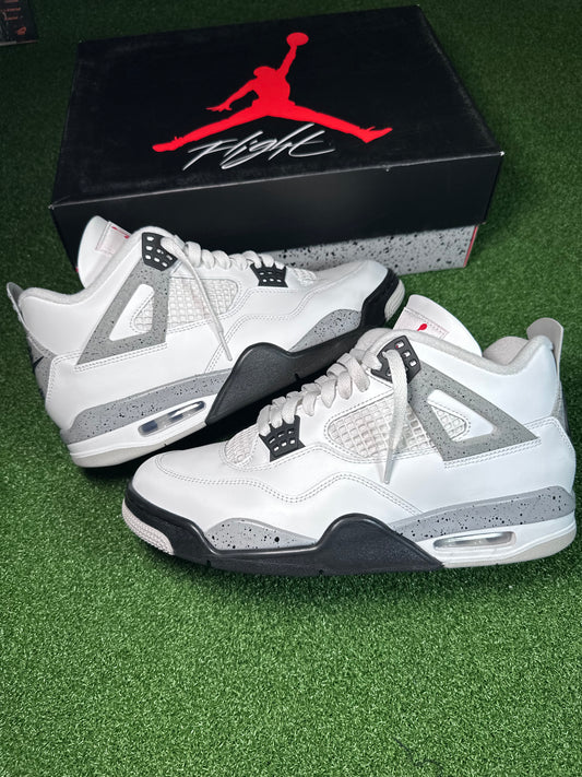 Jordan 4 Retro White Cement USED