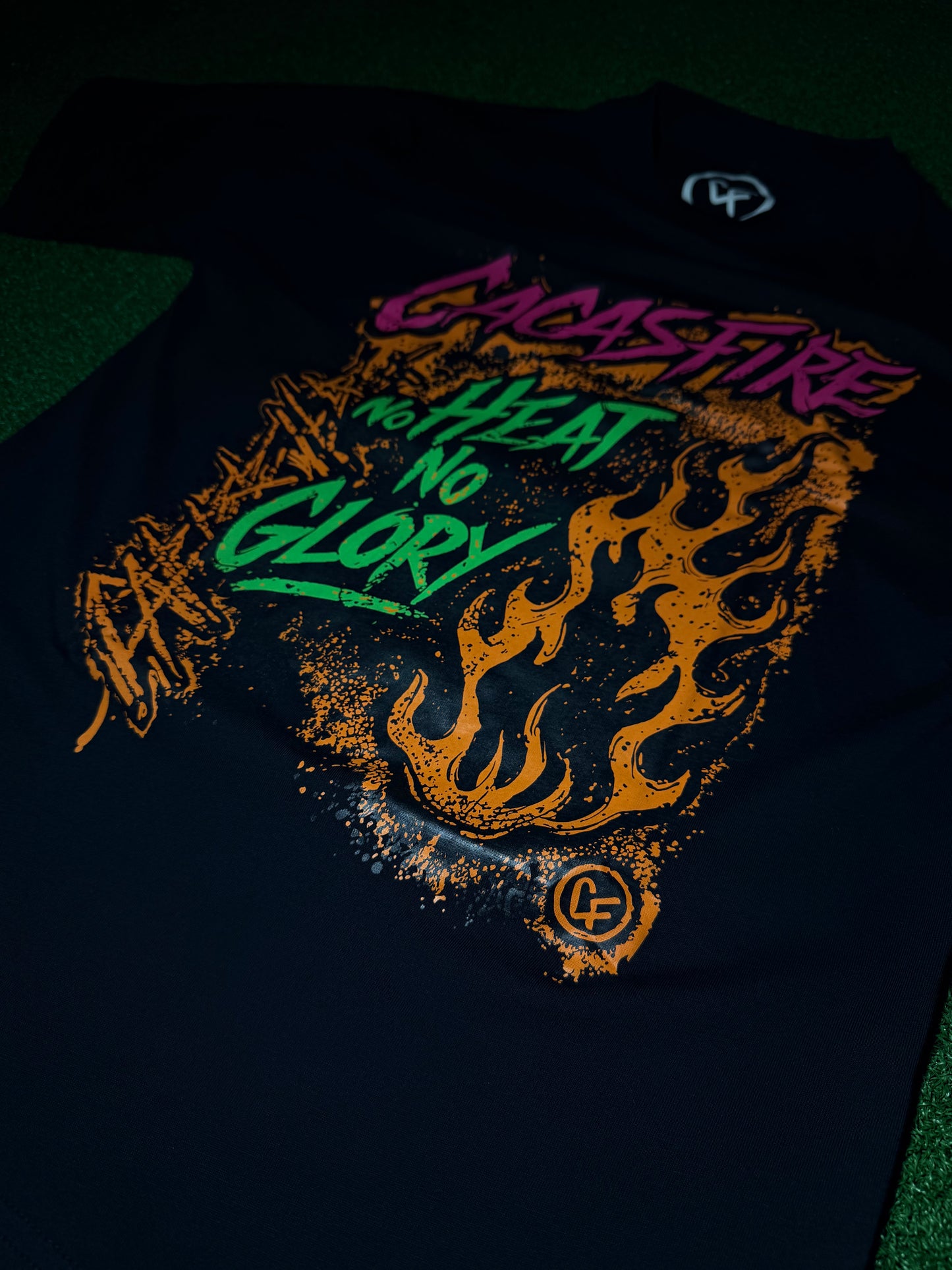 Cacasfire No Heat No Glory Tee - Black