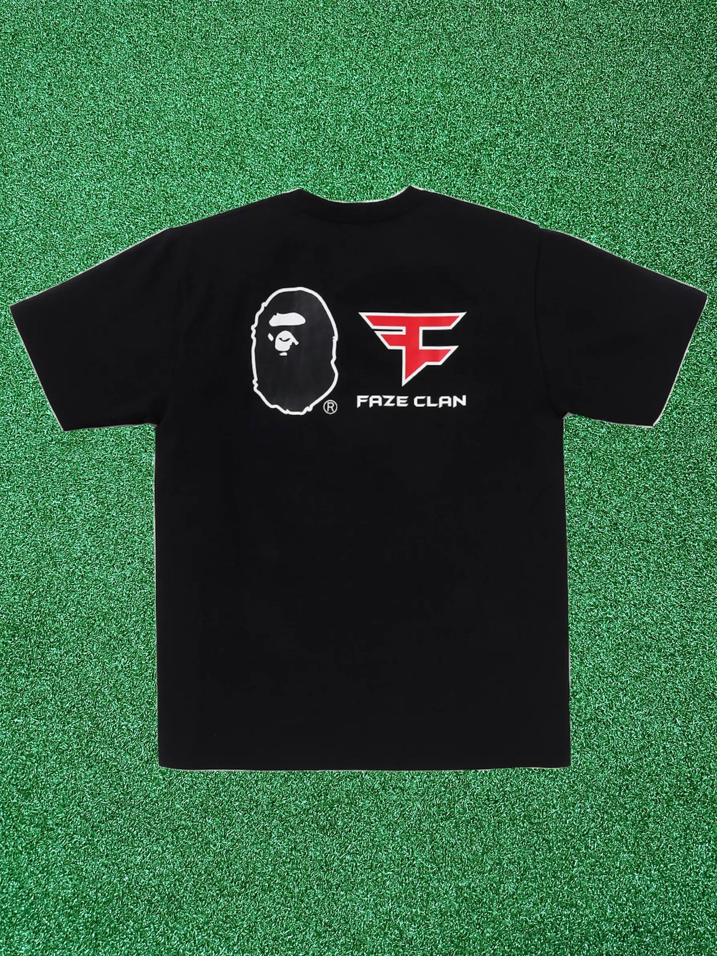 Camiseta negra BAPE x Faze Clan