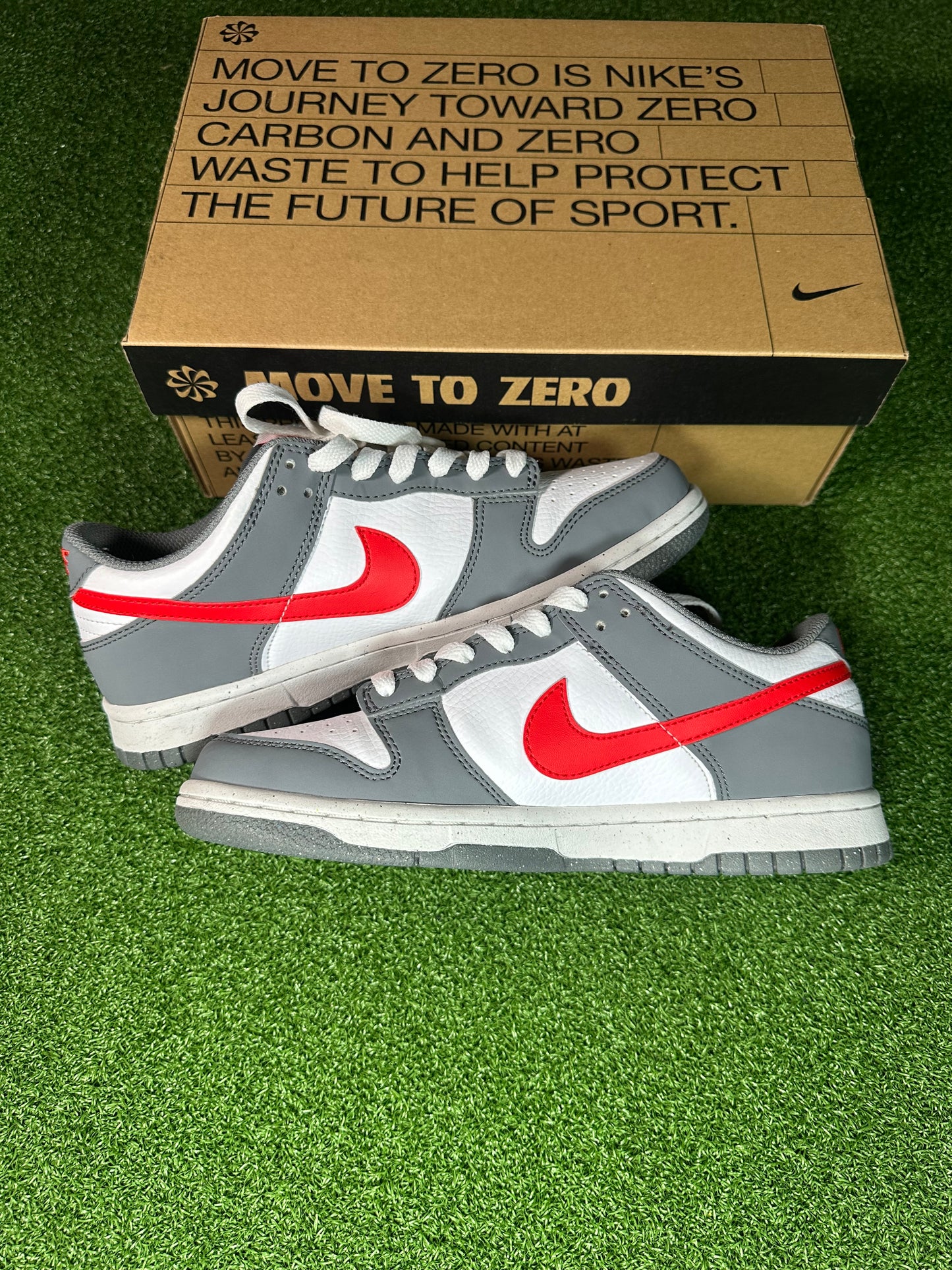 Nike Dunk Low Next Nature Smoke Grey Light Crimson (GS) VNDS