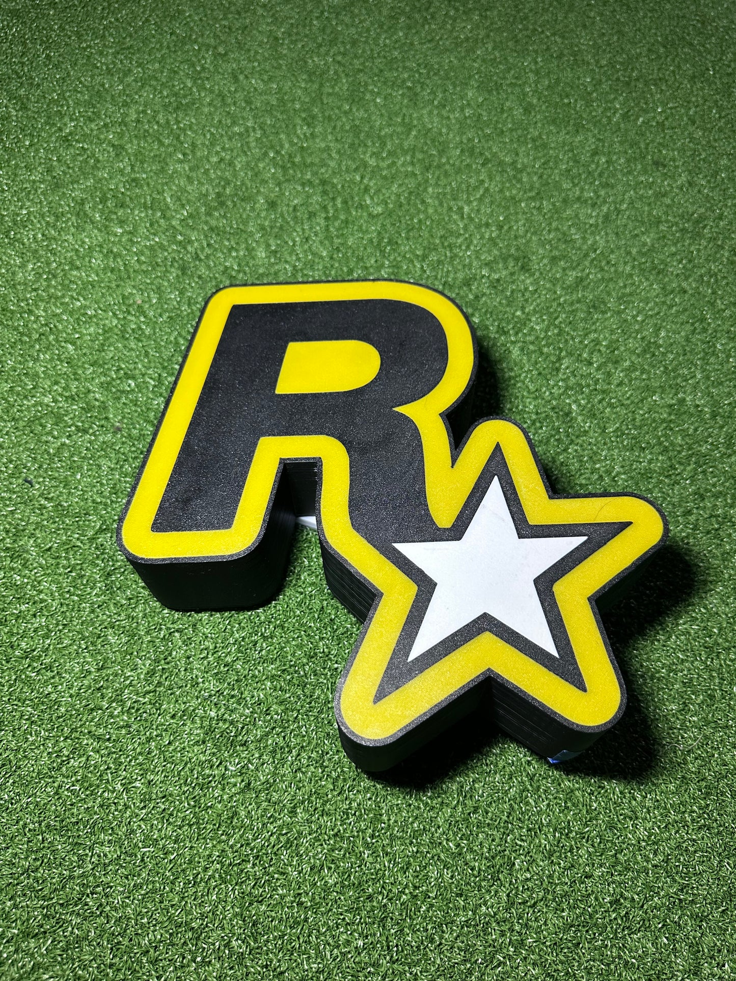 Rockstar Logo 3D Light Print