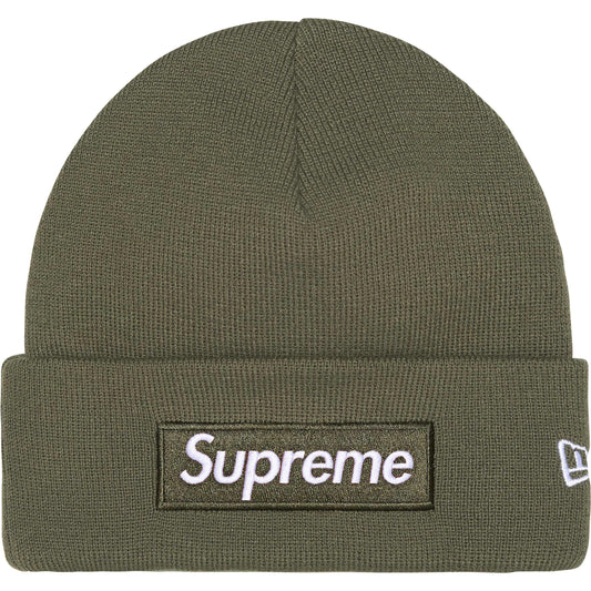 Supreme New Era Box Logo Beanie Light Olive FW25