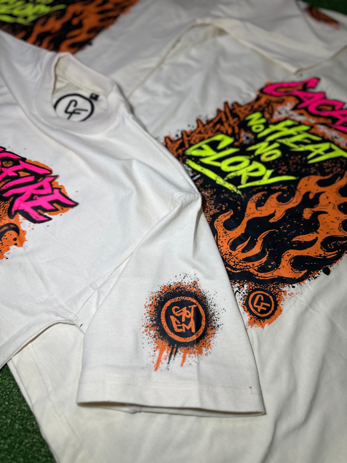 Cacasfire No Heat No Glory Tee
