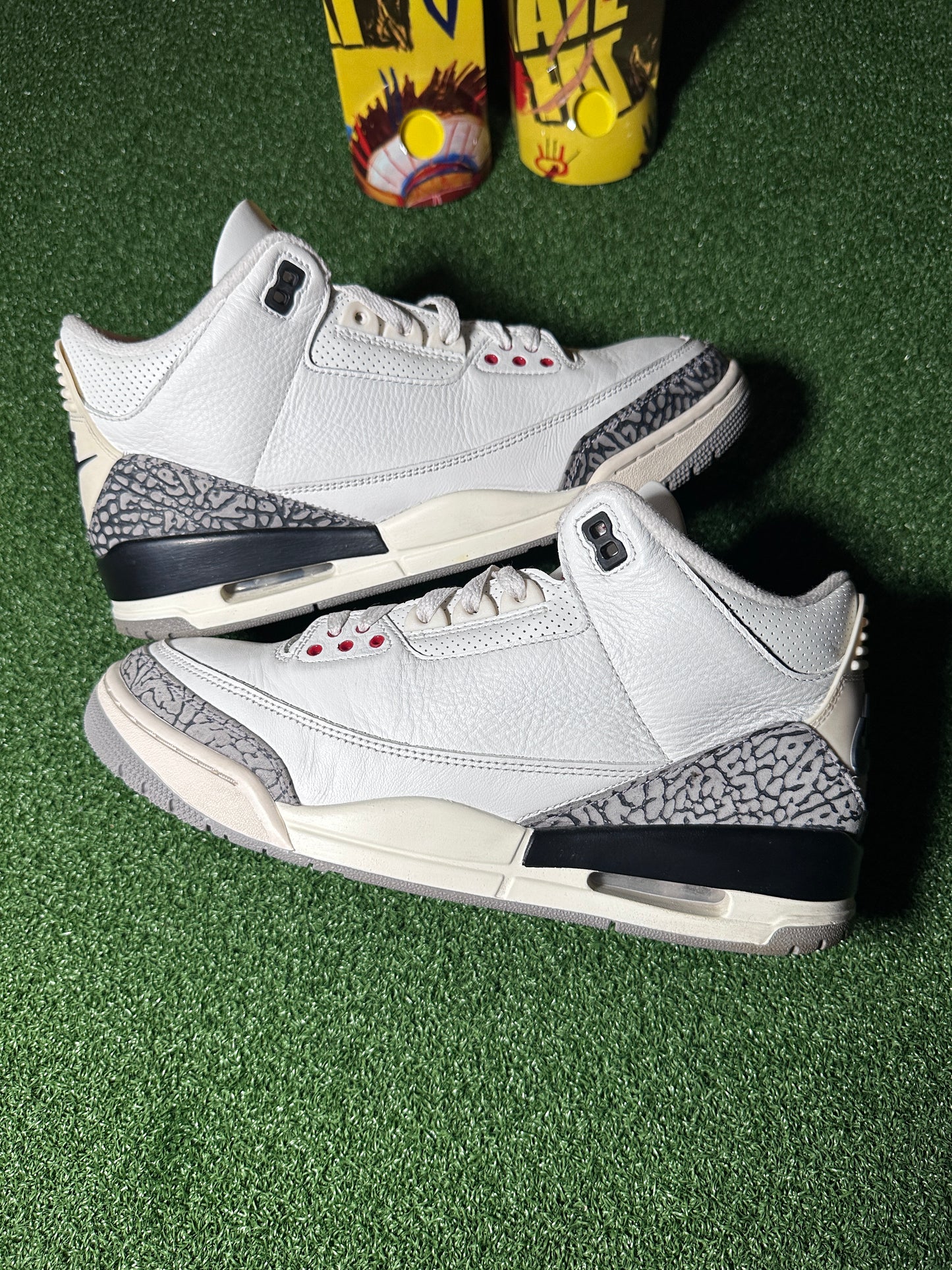 Jordan 3 Retro “White Cement Reimagined” Used No Box