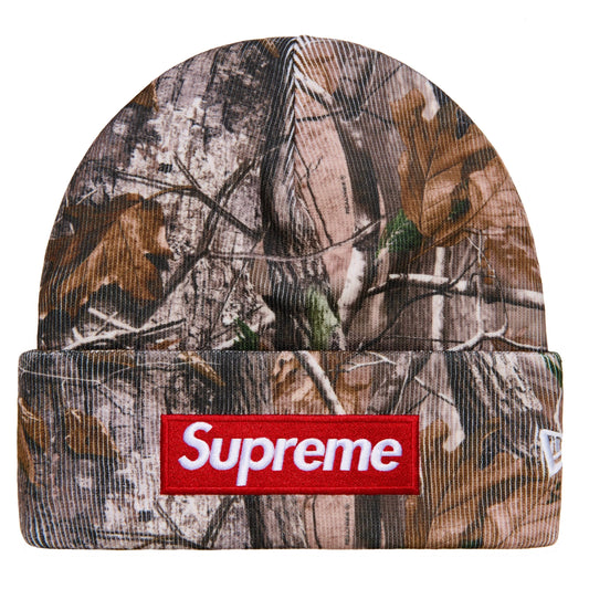 Supreme New Era Box Logo Beanie Realtree AP Camo FW25