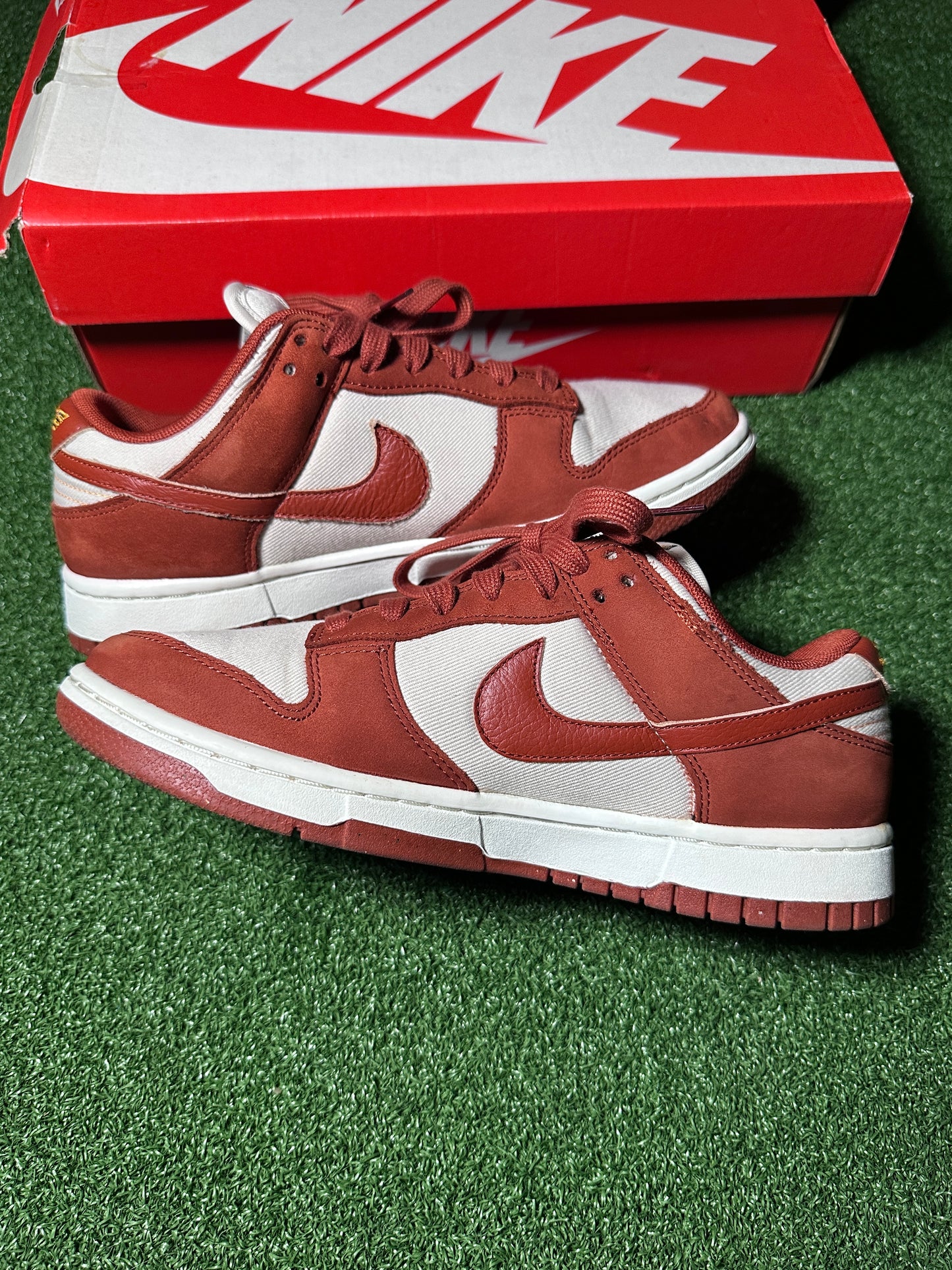 Nike Dunk Low LX Light Orewood Brown Rugged Orange (Women's)