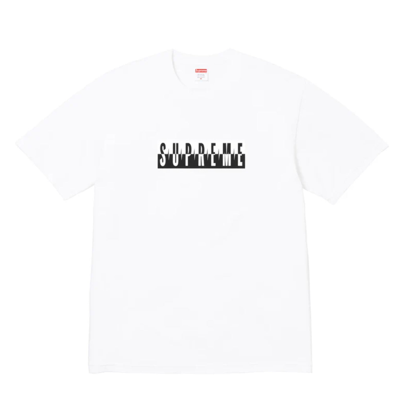 Supreme White Split Logo