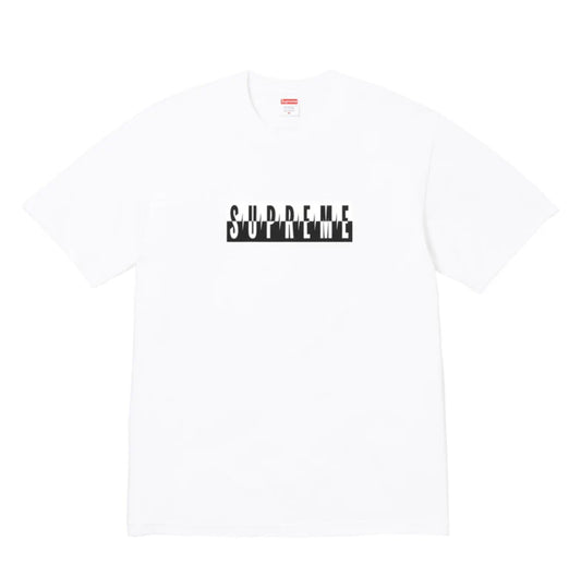 Supreme White Split Logo