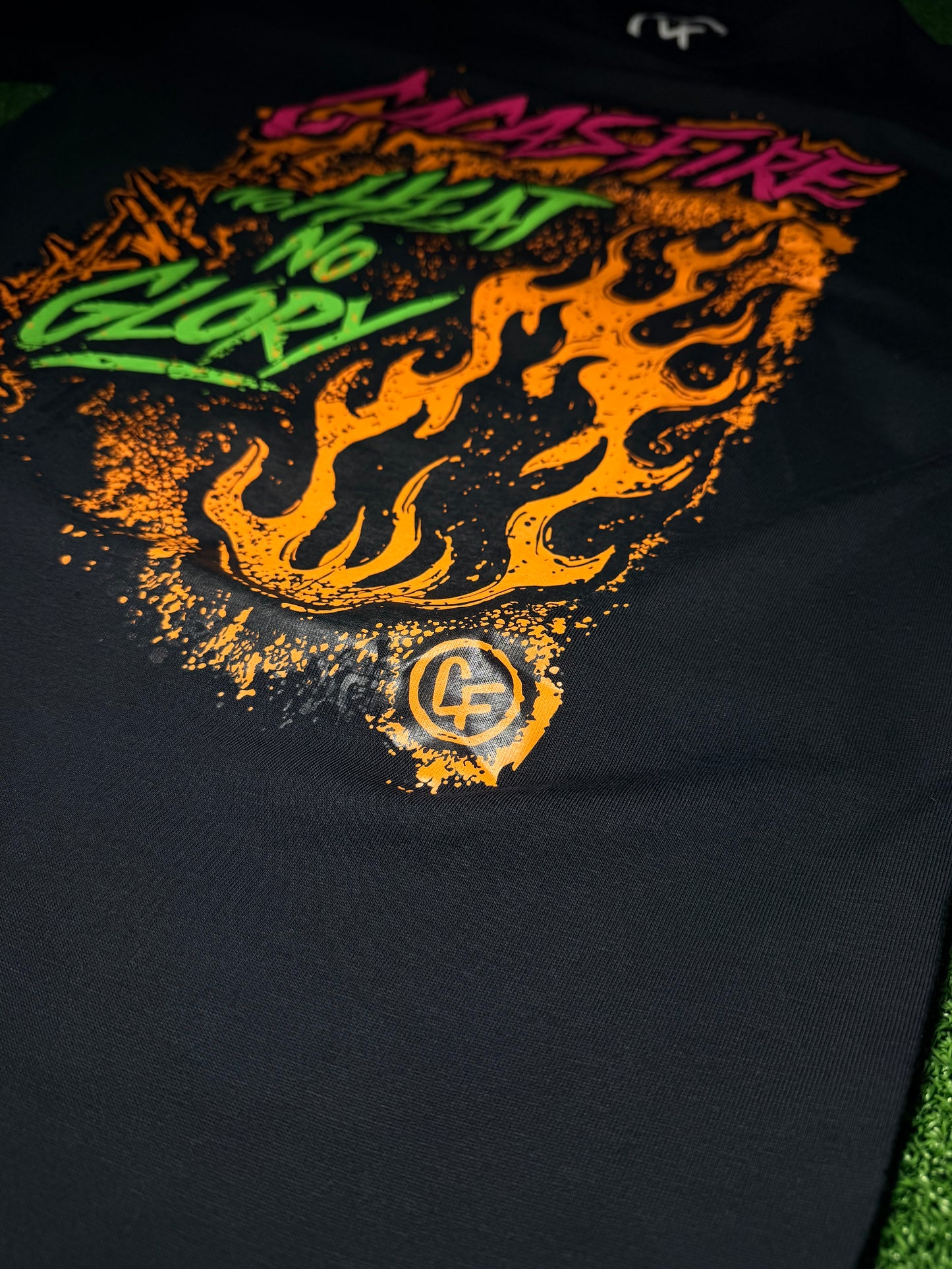 Cacasfire No Heat No Glory Tee - Black