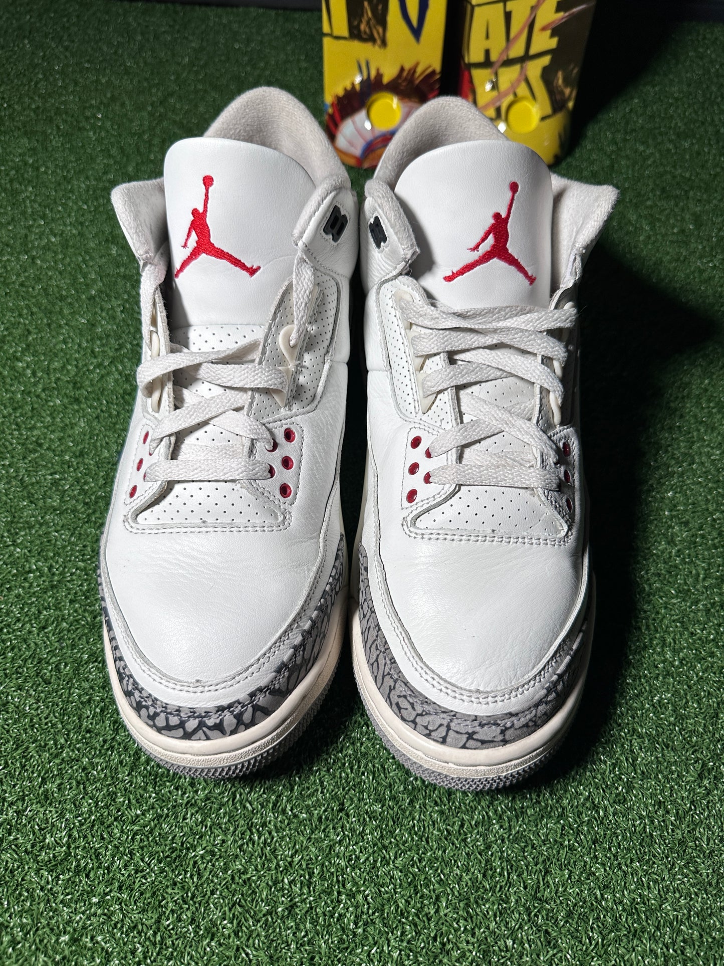 Jordan 3 Retro “White Cement Reimagined” Used No Box