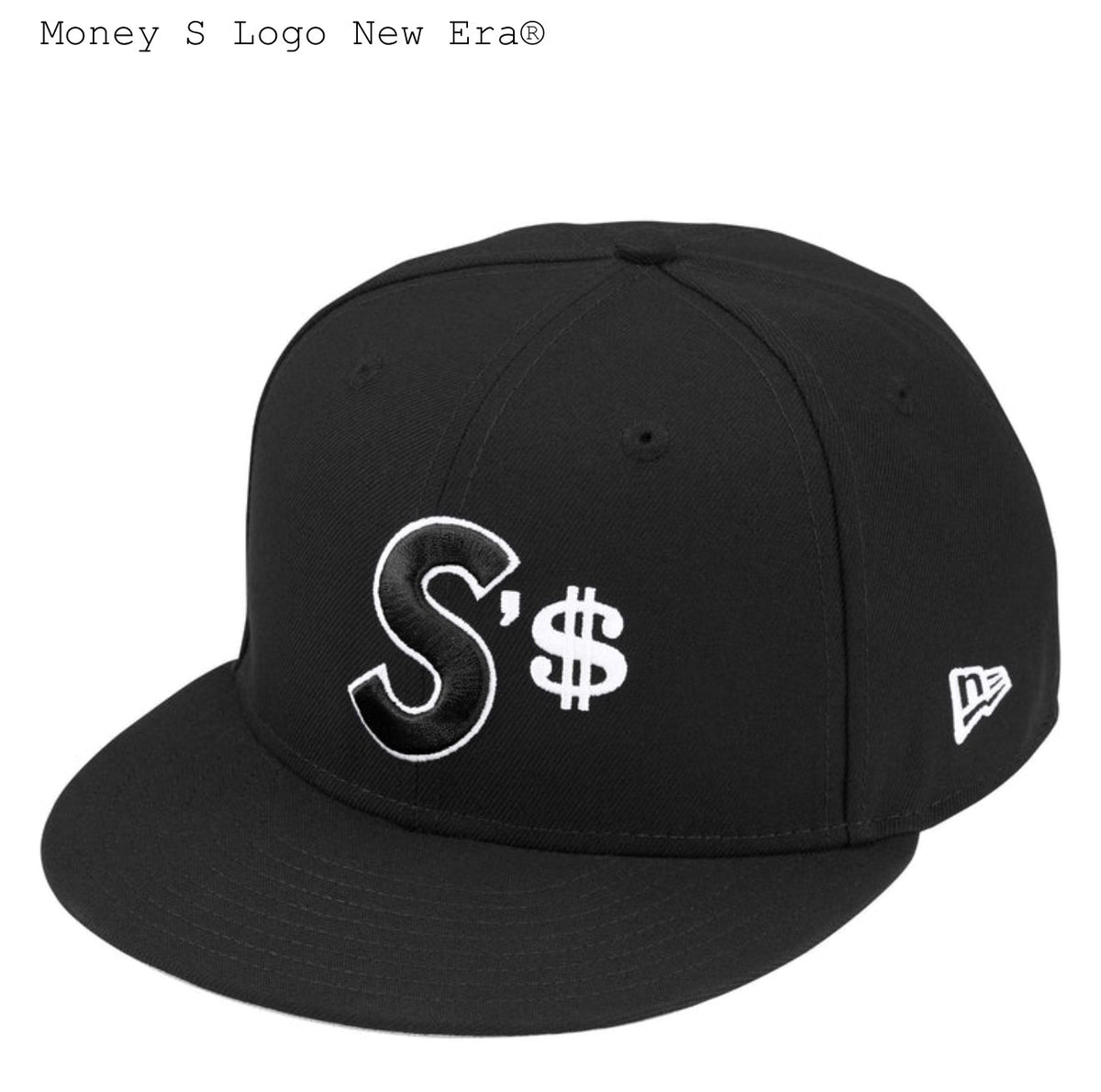 Supreme Money S Logo New Era Black Hat