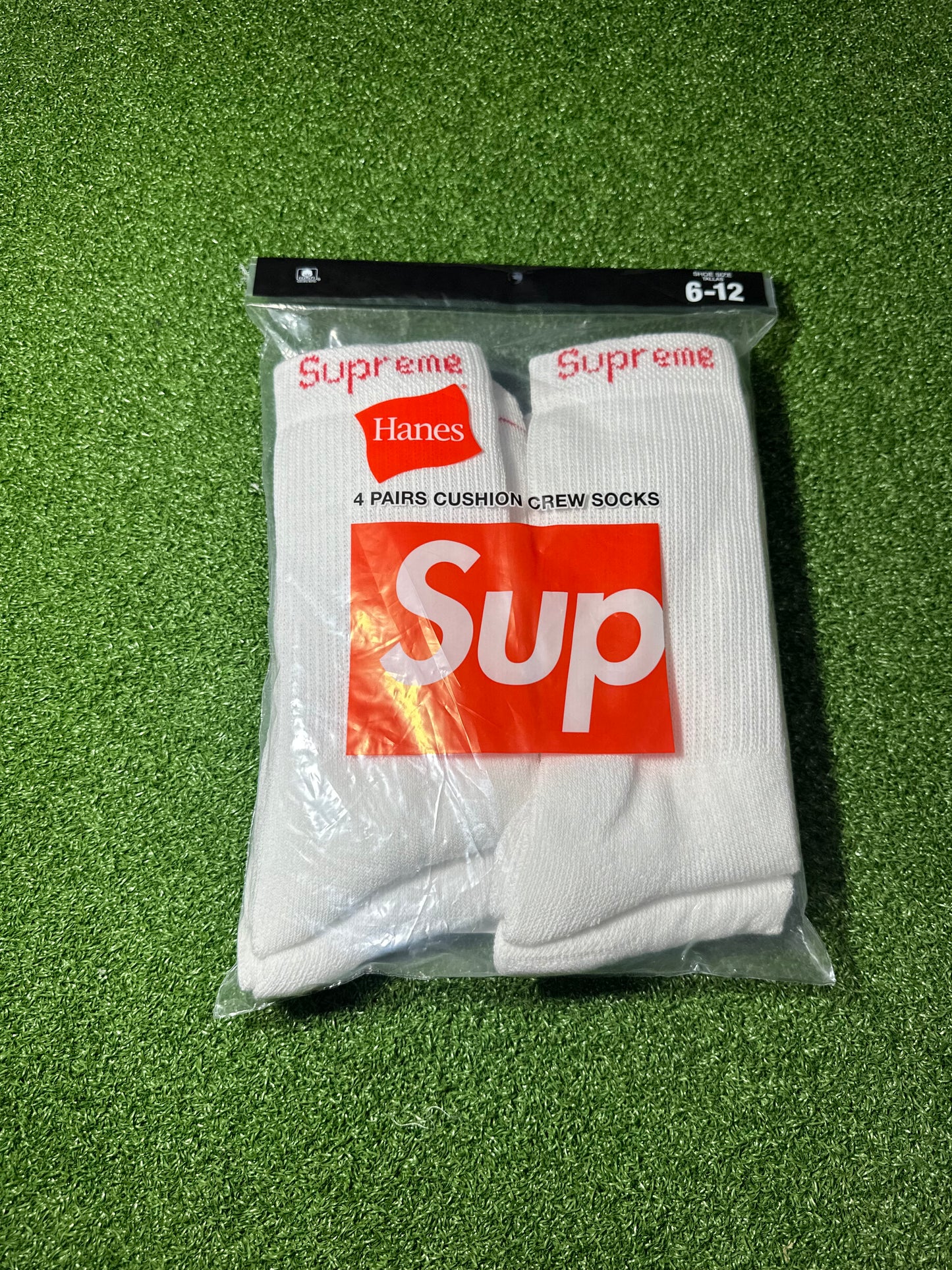 Supreme white socks