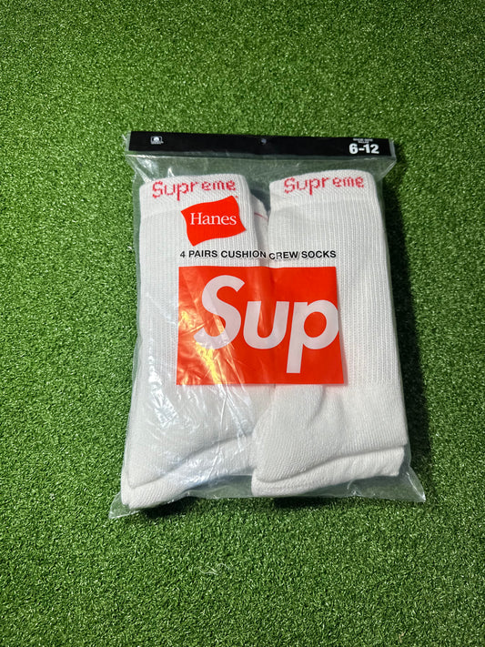 Supreme white socks