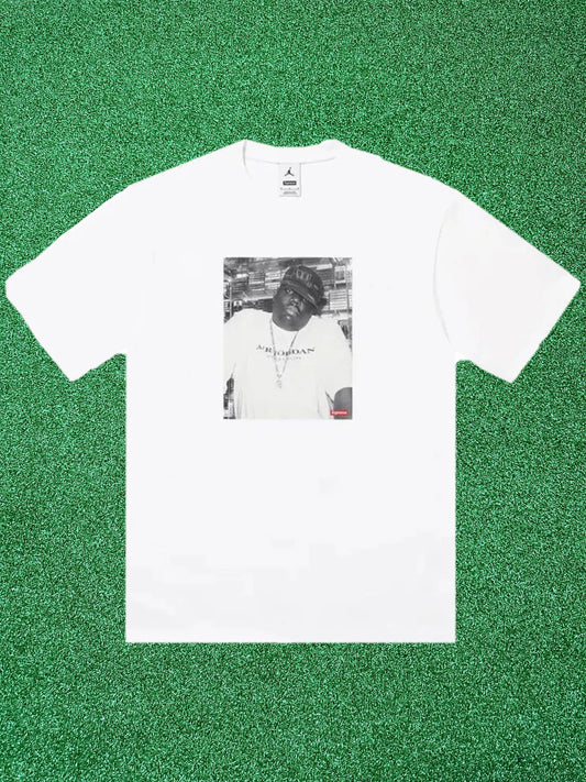 Supreme Jordan Biggie S/S Top White