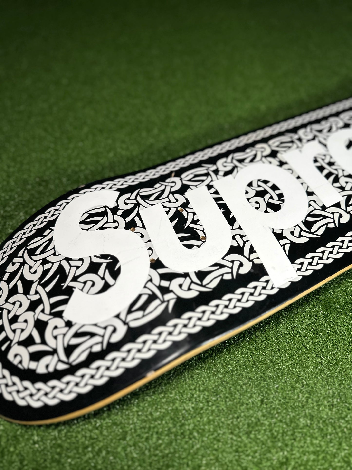 Supreme Black Celtic Skateboard