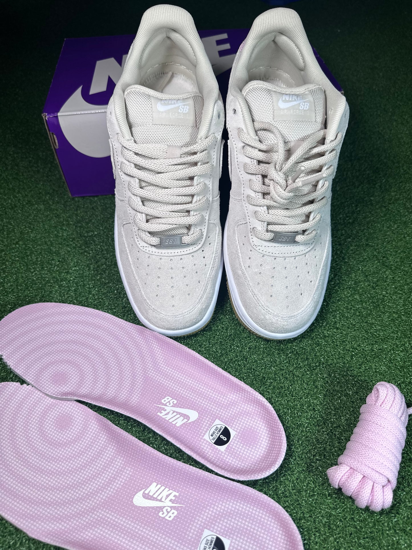 Nike Air Force 1 Low SB Light Orewood Brown Pink