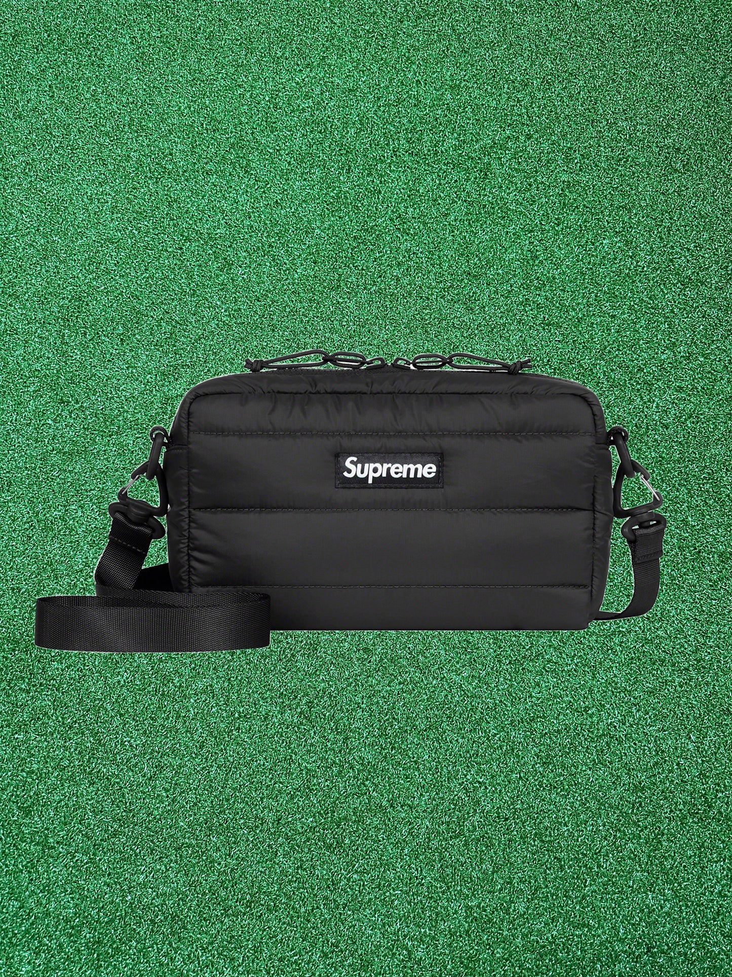 Supreme Puffer Side Bag Black