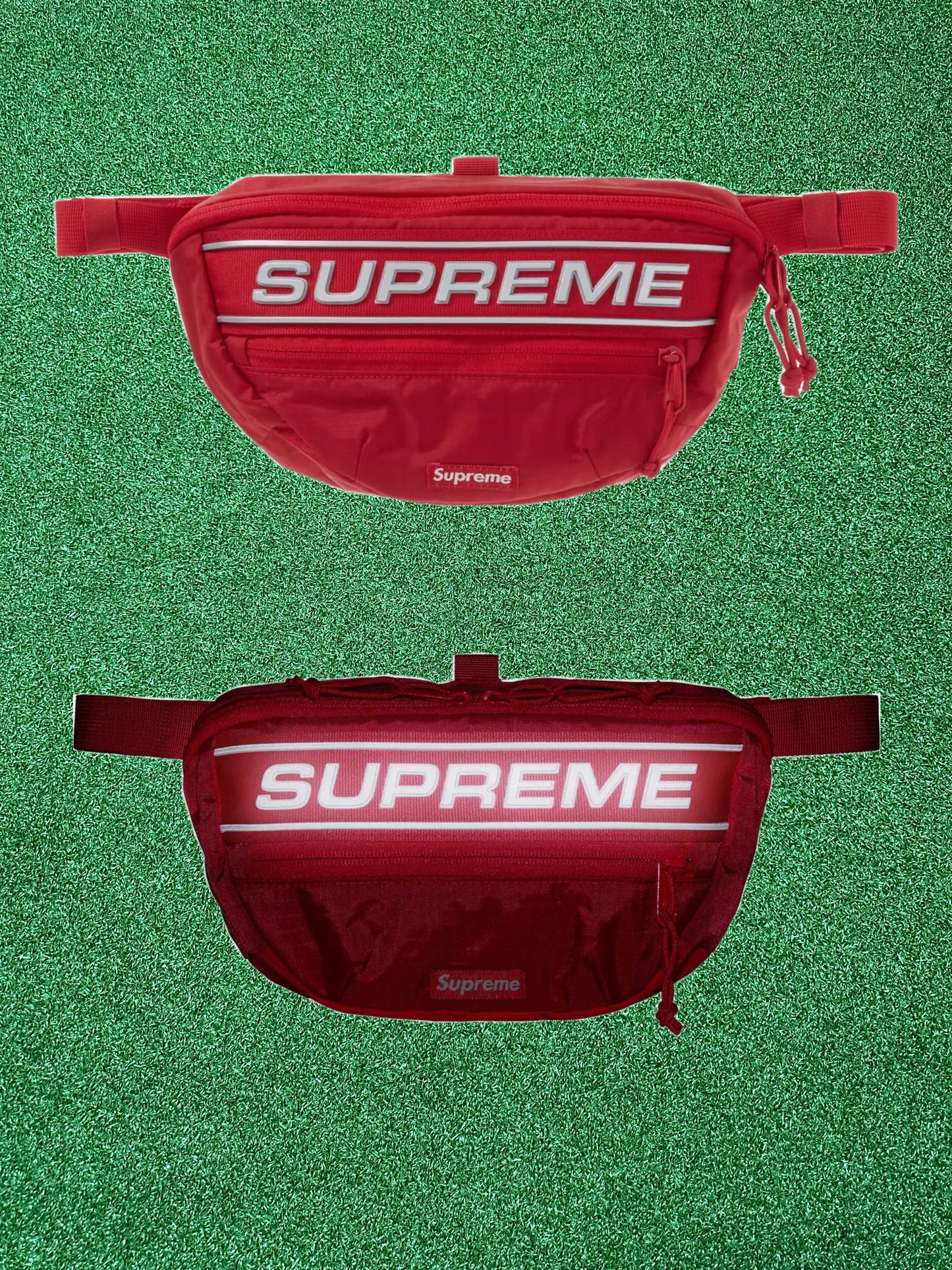 Supreme Logo Waist Bag Red