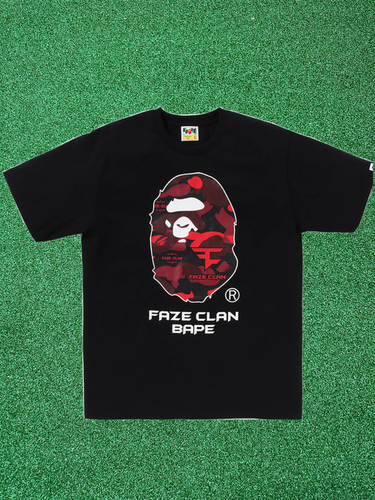 BAPE x Faze Clan Tee Black