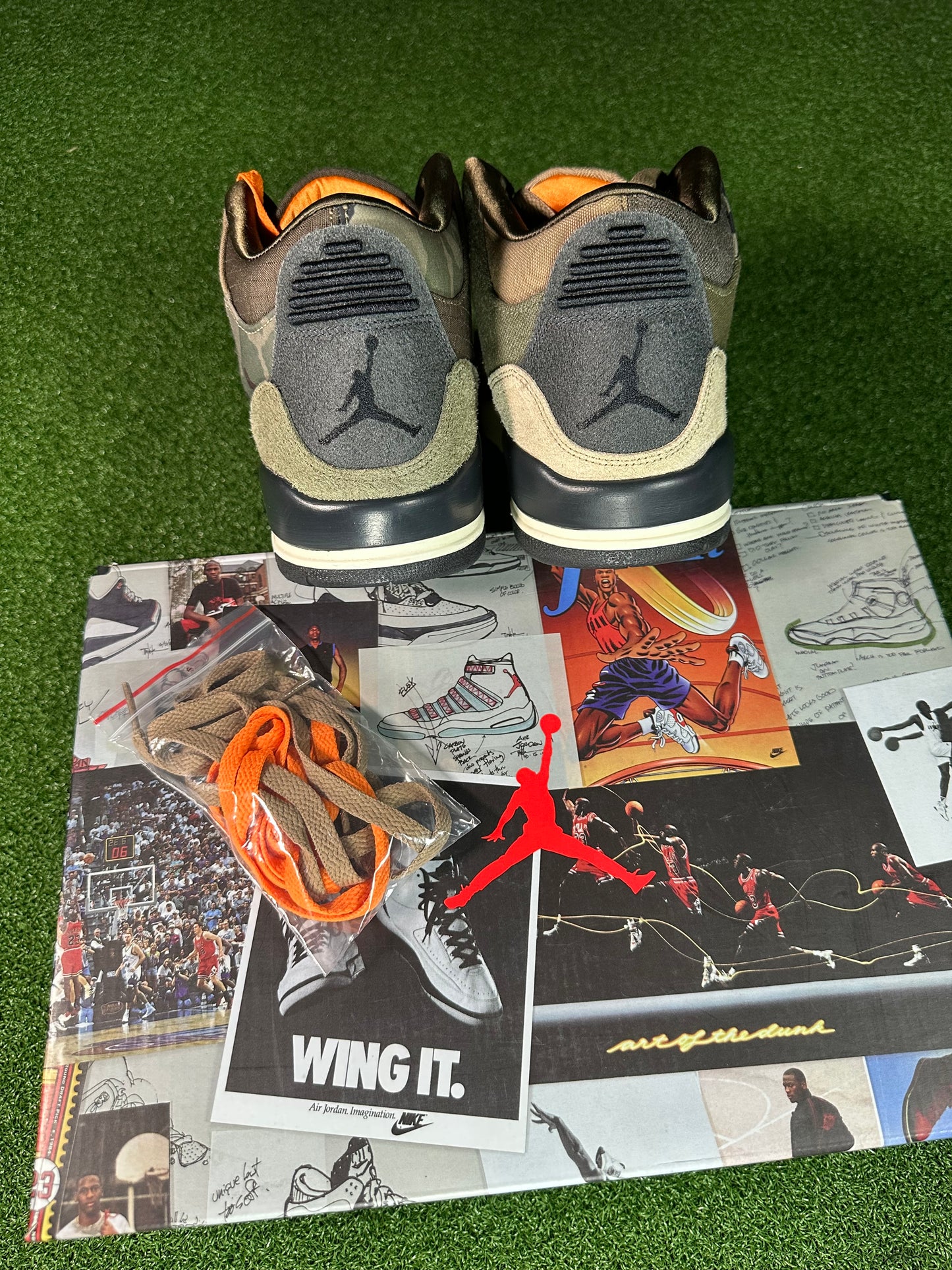 Jordan 3 Retro Patchwork Camo LIKE NEW