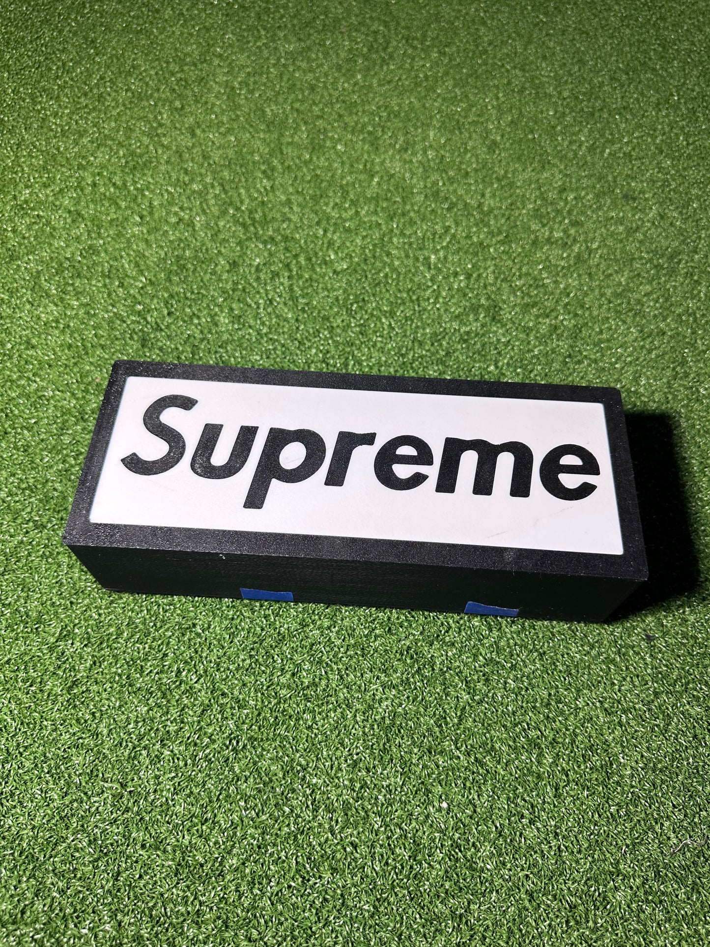 Custom 3D Print Light Box - Supreme Box Logo