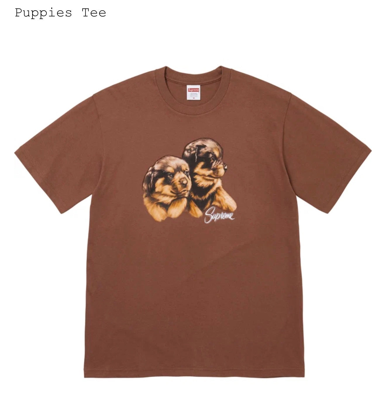 Supreme Puppies Brown Tee