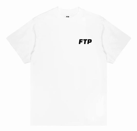 FTP Fuck The Population Flocked Logo Tee