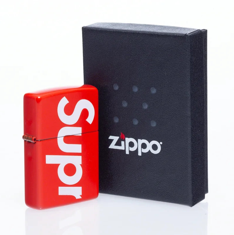 Supreme Red Box Logo Lighter SS18