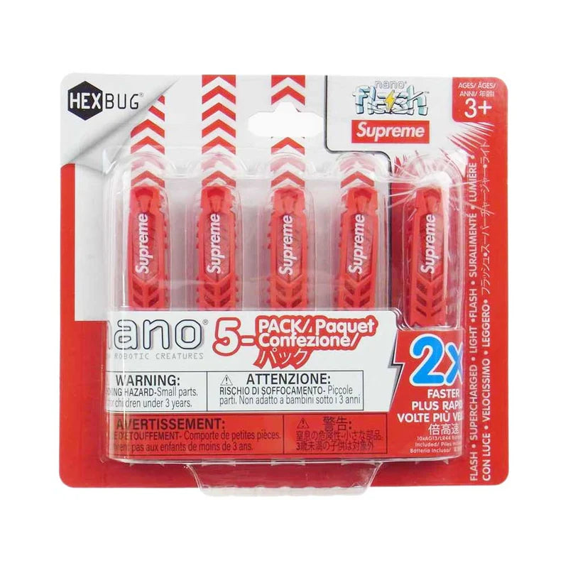 Supreme HEXBUG Nano Flash (5 Pack) Red