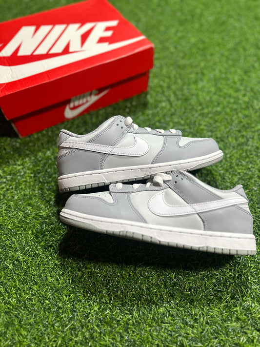 Nike Dunk Low gris bicolor (preescolar)