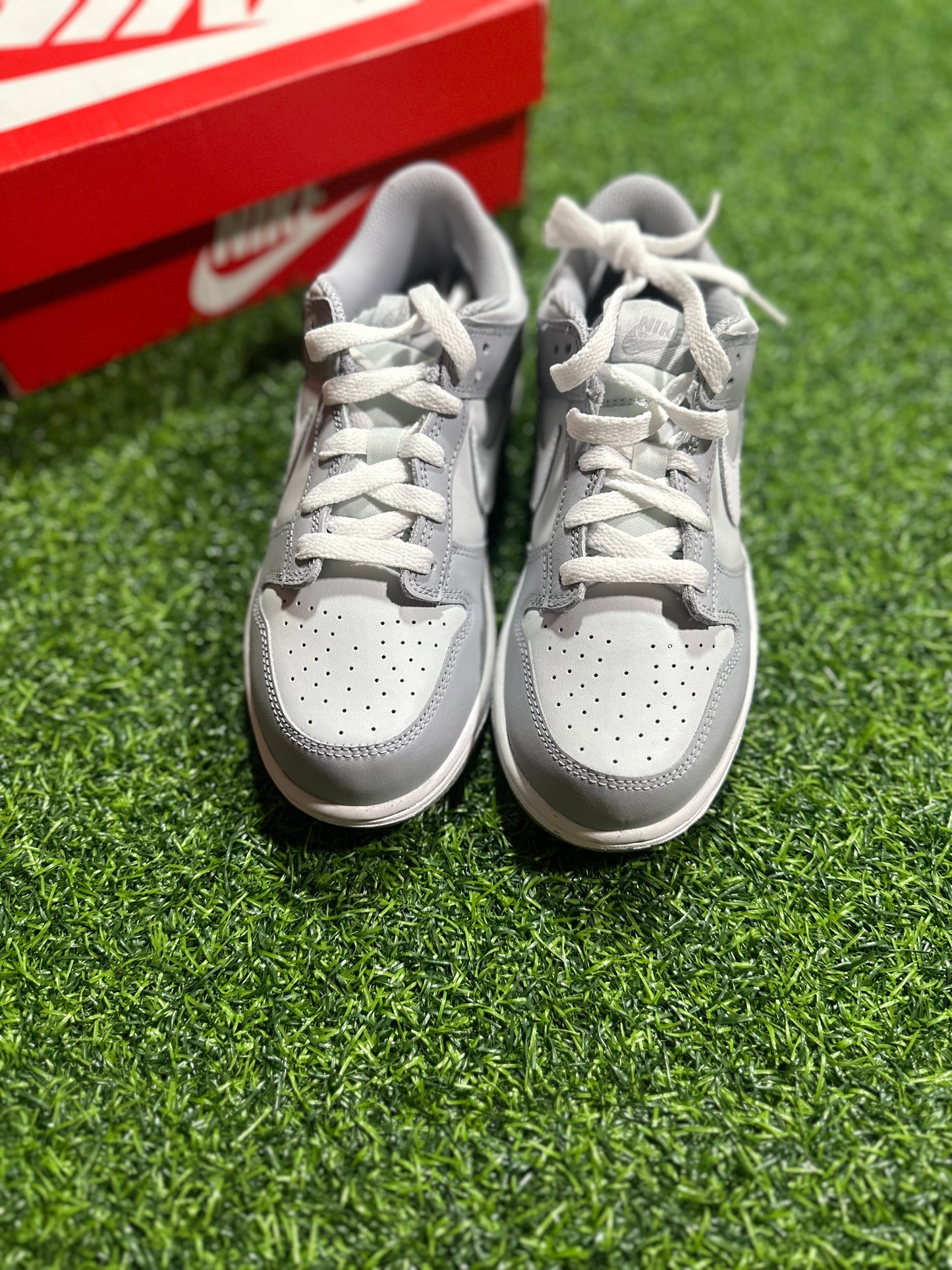 Nike Dunk Low gris bicolor (preescolar)